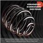 Frankberg 2x Ressorts de suspension Essieu Arrière Compatibles avec A3 1996-2003 Leon 1999-2006 O.c.t.a.v.i.a I 1996-2010 Golf I
