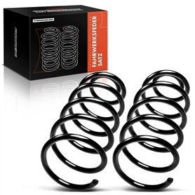 Frankberg 2x Ressorts de suspension Essieu Avant Gauche Droite Compatibles avec Golf IV 1J1 1997-2005 New Beetle Cabriolet 1Y7 2