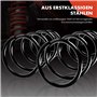 Frankberg 2x Ressorts de suspension Essieu Avant Gauche Droite Compatibles avec Golf IV 1J1 1997-2005 New Beetle Cabriolet 1Y7 2