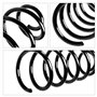 Frankberg 2x Ressorts de suspension Essieu Avant Gauche Droite Compatibles avec Golf IV 1J1 1997-2005 New Beetle Cabriolet 1Y7 2