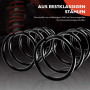 Frankberg 2x Ressorts de suspension Essieu Arrière Compatibles avec T.o.u.r.a.n 1T1 1T2 MPV 2003-2010 T.o.u.r.a.n 1T3 MPV 2010-2