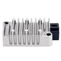 DECARETA 100 PCS Collier de Serrage en Acier Inoxydable 20 cm / 30 cm Attache de Câble Métallique Serre Câble Attache Câble Auto