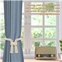 LPEPLL Set de 4 Attaches Rideaux Magnétiques, Supports Magnétiques Puissants pour Rideaux, Fermeture sans Perçage pour Chambre, 
