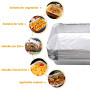 20 Pièces Barquette Aluminium Barbecue, Barquettes Jetables pour Grill à Gaz Charbon et Four, Barquettes Cuisson Viande Poisson 
