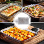 20 Pièces Barquette Aluminium Barbecue, Barquettes Jetables pour Grill à Gaz Charbon et Four, Barquettes Cuisson Viande Poisson 