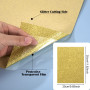 Jesustree Vinyle de Transfert de Chaleur Paillettes 10 Couleur HTV Feuilles de Vinyle Thermocollant de Chaleur Papier Adhésives 