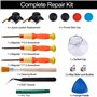 Tunejoy Joystick de Remplacement Analogique 3D avec Tournevis Brosse de nettoyage pour Manette Kit d'Outils de Réparation de Joy