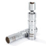 Tunejoy Clé à Bougie Allumage Douille de Bougie d'allumage Pivotante 14mm/16mm avec Magnétiques pour Retirer Les Bougies D'allum