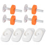 Tunejoy Tiges Filetées pour Barrière de Sécurité pour Bébé Protecteur Mural pour Grilles D'escalier pour Portail monté sous Pres