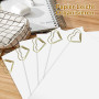 Lot de 110 pinces en forme de cœur - Trombones en forme de cœur - Pinces de tri de documents - Pour décoration, bricolage, carne