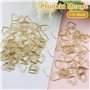 Lot de 110 pinces en forme de cœur - Trombones en forme de cœur - Pinces de tri de documents - Pour décoration, bricolage, carne