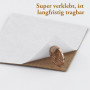 Lot de 17 plaques de liège autocollantes - 1 mm d'épaisseur - 10 x 10 cm - Rectangulaires - Pour dessous de verre en liège, tapi