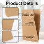 Dossier Pochette Papier A4, Chemises à Coin Feuilles de Protection Stockage, 12PCS Porte à Projet Document Organisateur pour Ran