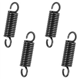 GUNGY Ressort de Traction 40mm Ressorts de Tension avec Crochets à 90 Degrés Ressorts en Fil de piano Diamètre du Fil 1
