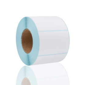 Étiquette Autocollantes 800 Pièces Blanches Étiquettes Thermiques Rouleau Multifonctions Rectangle Étiquettes pour Cuisine de Bu