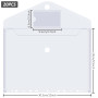 Pochette Porte-Document A4, Plastique de Poche A4 Documents Portefeuilles Dossiers de Fichiers pour l'organisation de Documents 