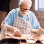 ISIYINER Lame a Pain Bread Poignée Bois Couteau a Pain Manche en Bois avec 5 Lames de Rechange pour le Bricolage Cuisson Cuisine