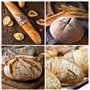 ISIYINER Lame a Pain Bread Poignée Bois Couteau a Pain Manche en Bois avec 5 Lames de Rechange pour le Bricolage Cuisson Cuisine
