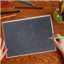 Papier de Carbone 100 Feuilles A4 Noir Graphite Transfert Papier avec 5 Pcs Stylet à Embosser pour Bois Toile
