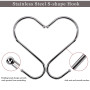 Yesaler Crochets en S de 10 cm en S Crochet de Suspension en Acier Inoxydable pour Ustensiles de Cuisine, Serviettes, Vêtements,