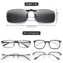 Yesaler Clip Lunettes Polarisant UV400 Clip Lunettes Soleil Clip Lunettes de Soleil Homme Femme pour Conduite Pêche 4 Pièces 4 C