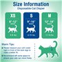 MICOOYO Lot de 24 Couches pour Chiens Femelles, Couches pour Chats Super Absorbantes avec Trous en Mousse Réglables, Pantalons d