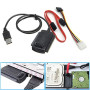 Bolwins B45 Câble adaptateur USB 2.0 vers IDE/SATA 50cm pour disques durs 2,5"/3,5" HDD SSD CD/DVD. Idéal pour transfert de donn