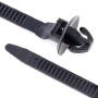 Swpeet Assortiment de 56 clips de câblage avec kit d'attaches de câble de voiture, 5 tailles différentes, clips de fixation univ