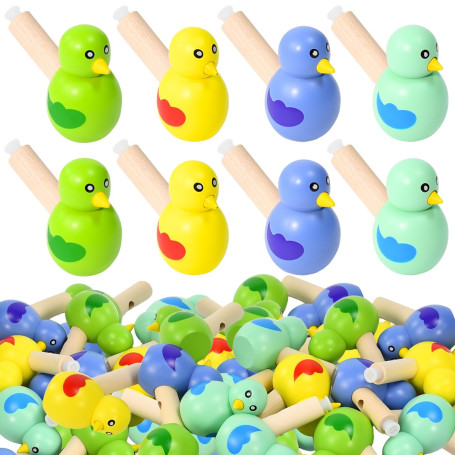 WEFHEF 24 Pcs Sifflet en Forme d'Oiseau