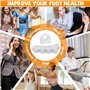WEFHEF 10 Paires Séparateur Orteil en SEBS, Écarteur Orteil Hallux Valgus, Correcteurs d'Orteils Souple, Hallux Valgus Orthèse C