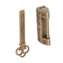 Cadenas Vintage Chinois Mini Antique Style rétro Magpie Fleurs Serrure à combinaison pour les bagages tiroir de meubles avec clé