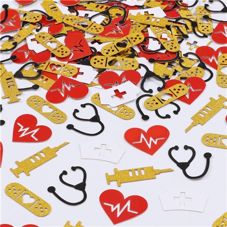 Sursurprise Lot de 200 confettis pour infirmière