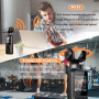 YDI Caméra de Corps 4K avec Microphone Externe, Mini Vidéo et Audio Vlog Pocket Cam Rotation 270° Caméra pour Sport, Vélo, Voyag
