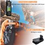 YDI Caméra de Corps 4K avec Microphone Externe, Mini Vidéo et Audio Vlog Pocket Cam Rotation 270° Caméra pour Sport, Vélo, Voyag
