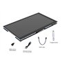 Ingcool Écran Raspberry Pi Moniteur Écran Tactile Capacitif 7 Pouces 1024x600 IPS Affichage 7" HDMI LCD pour Raspberry Pi 4B/3B 