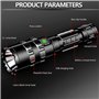 lampe de chasse super brillante avec montage sur rail