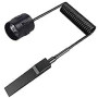 Lampe de poche de chasse tactique 90000 lumens, lampe de chasse super brillante avec montage sur rail, lampe de poche à pressost