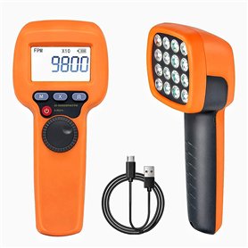 Kethvoz Tachymètre Numérique LED Flash Stroboscope