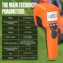 High Speed Counting Tachometer 60~99999 RPM