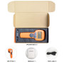 Kethvoz Tachymètre Numérique LED Flash Stroboscope, High Speed Counting Tachometer 60~99999 RPM, Sans Contact Speedometer Hz Vel