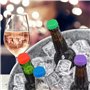 PMELCXD Bouchon de Bouteille de bière : 30 Bouchons en Silicone pour Les Bouteilles de bière en Verre - Bouchon Capsule en Silic