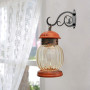 1 Pièces Supports de Panier Suspendu en Fer Forgé en Métal, Suspension Mural Crochet Plante, Support Panier de Jardin, pour Pot 