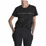 DKNY Women's Rhinestone Stripe Logo Top