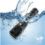 Wurkkos DL20R Lampe de plongée, Torche de Plongée 3200 lumens avec port de charge usb c intégré, étanche IPX8, Lampe de poche so