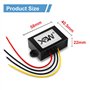 XWST Convertisseur d'alimentation 15V-85V 24V36V48V60V72V80V85V à 12V Régulateur de Tension 5A 60V Adaptateur D'onduleur D'alime