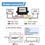 XWST Convertisseur d'alimentation 15V-85V 24V36V48V60V72V80V85V à 12V Régulateur de Tension 5A 60V Adaptateur D'onduleur D'alime