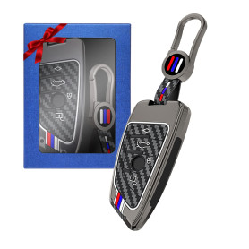TTCR-II Alliage de Zinc Coque de clé Compatible avec 2 3 5 7 Series X1 X3 X4 X5 X6 F15 F16 F45 F48 G01 G02 G30 G32