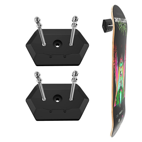 Yqhugbc 2 Pièces Support Mural pour Skateboard en Plastique