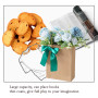 12 Pièces Sac Papier Kraft Brun, Sac Kraft, Sacs Papier Kraft Marron avec Poignées, Sacs Papier Kraft Parfaits, Sac Kraft Épais 