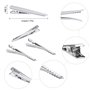 45mm Métal Alligator Barrette Accessoires de Bricolage Antidérapants Pièces pour Fem